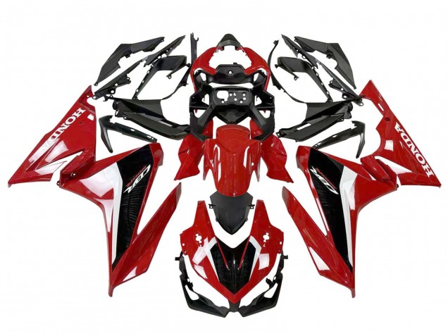 Billige Rot Weiß Schwarz 2022-2023 Honda CBR500R Motorrad Verkleidung