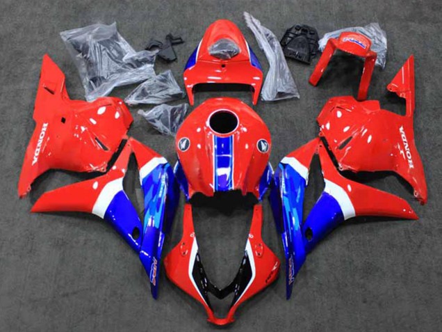Billige Weiß Rot Blau HRC 2009-2012 Honda CBR600RR Motorrad Verkleidung