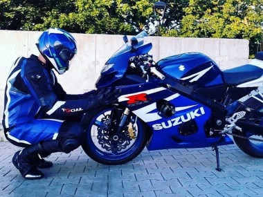 Billige Weiß Blau Schwarz Rot 2004-2005 Suzuki GSXR 600 / GSXR 750 Motorrad Verkleidung Kit
