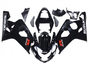 Billige Glänzendes Schwarz 2004-2005 Suzuki GSXR 600 / GSXR 750 Motorrad Verkleidung