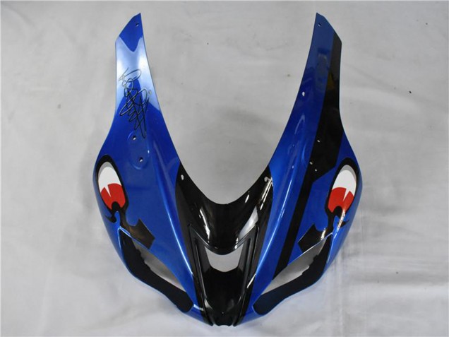 Billige Kawasaki ZX6R Motorrad Verkleidung 2007-2008 - Blau Hai