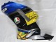 Billige Kawasaki ZX6R Motorrad Verkleidung 2007-2008 - Blau Hai