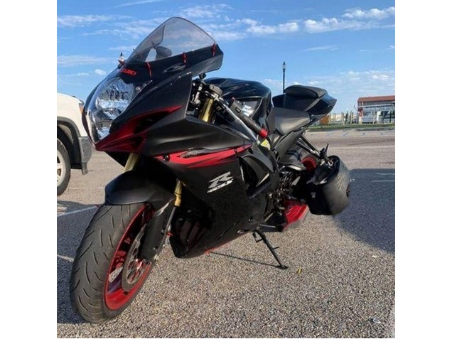 Billige Schwarz Grau Rot Linie 2011-2024 Suzuki GSXR 600 / GSXR 750 Motorrad Verkleidung