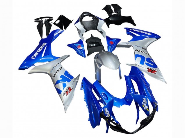 Billige Blau Silber Ecstar 2011-2024 Suzuki GSXR 600 / GSXR 750 Motorrad Verkleidung