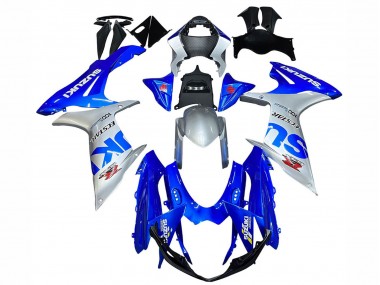 Billige Blau Silber Ecstar 2011-2024 Suzuki GSXR 600 / GSXR 750 Motorrad Verkleidung