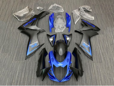 Billige Blau Matt Schwarz 2011-2024 Suzuki GSXR 600 / GSXR 750 Motorrad Verkleidung Kit