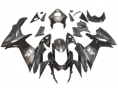 Billige Matt Schwarz Glänzendes Schwarz Weiß Aufkleber 2011-2024 Suzuki GSXR 600 / GSXR 750 Motorrad Verkleidung