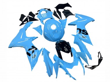 Billige Hellblau Schwarz 2011-2024 Suzuki GSXR 600 / GSXR 750 Motorrad Verkleidung