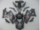 Billige Matt Schwarz Glänzendes Schwarz 2007-2008 Suzuki GSXR 1000 Motorrad Verkleidung