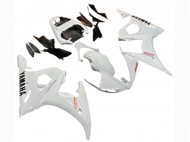 Billige Weiß 2003-2004 Yamaha YZF R6 Motorrad Verkleidung