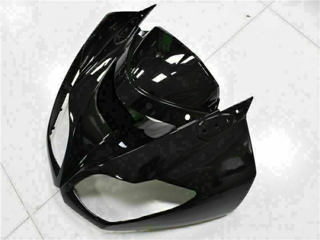 Billige Kawasaki ZX6R Motorrad Verkleidung 2009-2012 - Glanzendes Schwarz Weiss Ninja