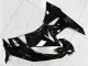 Billige Kawasaki ZX6R Motorrad Verkleidung 2009-2012 - Glanzendes Schwarz Weiss Ninja