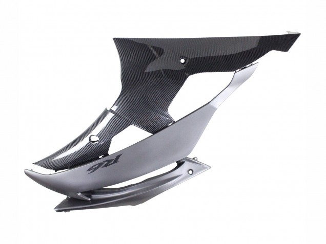 Billige Grau Schwarz Carbonfaser Stil 2008-2016 Yamaha YZF 600 R6 Motorrad Verkleidung