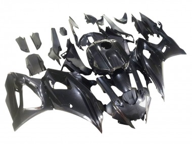 Billige Schwarze Carbonfaser 2021-2024 Yamaha YZF R7 Motorrad Verkleidung