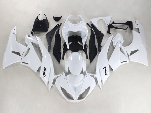 Billige Weiß Schwarz Ninja 2009-2012 Kawasaki ZX6R Motorrad Verkleidung