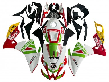 Billige Weiß Rot Grün Gelb Alitalia 2012-2018 Aprilia RS4 50 125 Motorrad Verkleidung