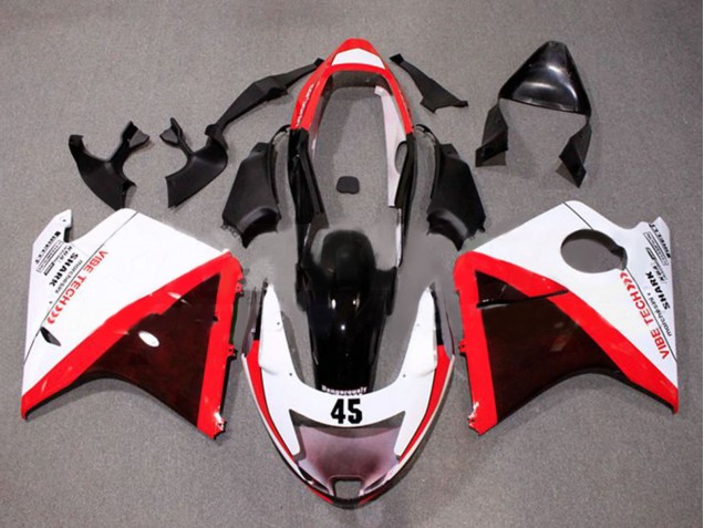 Billige Weiß Rot Glänzendes Schwarz 1996-2007 Honda CBR1100XX Blackbird Motorrad Verkleidung