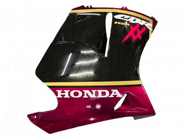 Billige Glänzendes Schwarz Rot Gelb 1996-2007 Honda CBR1100XX Blackbird Motorrad Verkleidung