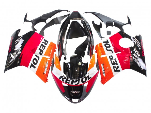 Billige Orange Weiß Rot Glänzendes Schwarz Repsol 1996-2007 Honda CBR1100XX Blackbird Abs Motorrad Verkleidungen