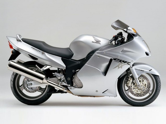 Billige Silber Grau 1996-2007 Honda CBR1100XX Blackbird Motorrad Verkleidung