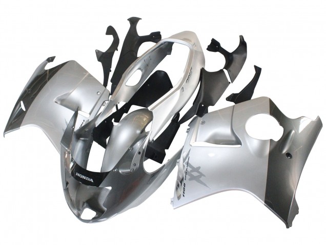 Billige Silber Grau 1996-2007 Honda CBR1100XX Blackbird Motorrad Verkleidung