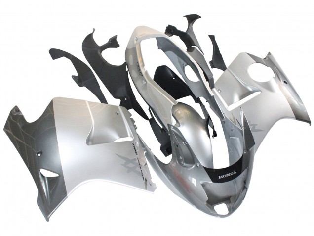 Billige Silber Grau 1996-2007 Honda CBR1100XX Blackbird Motorrad Verkleidung