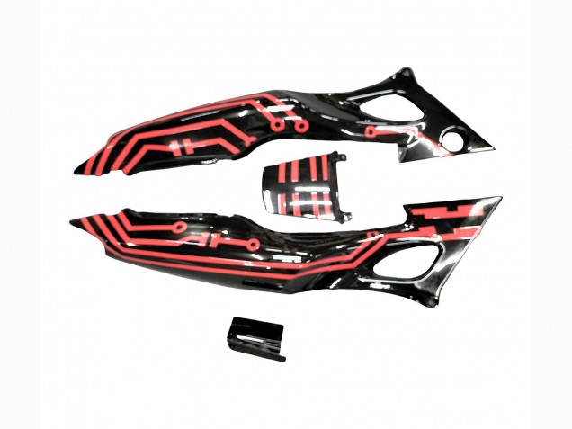 Billige Rot Glänzendes Schwarz 1997-1998 Honda CBR600 F3 Motorrad Verkleidung Kit