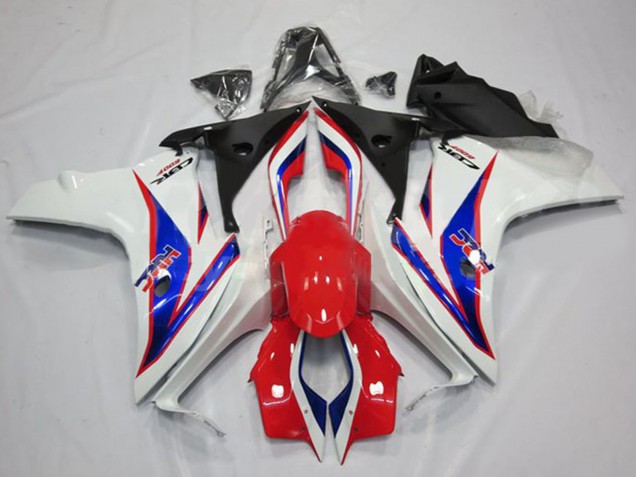 Billige Weiß Rot Blau HRC 2011-2013 Honda CBR600F Motorrad Verkleidung