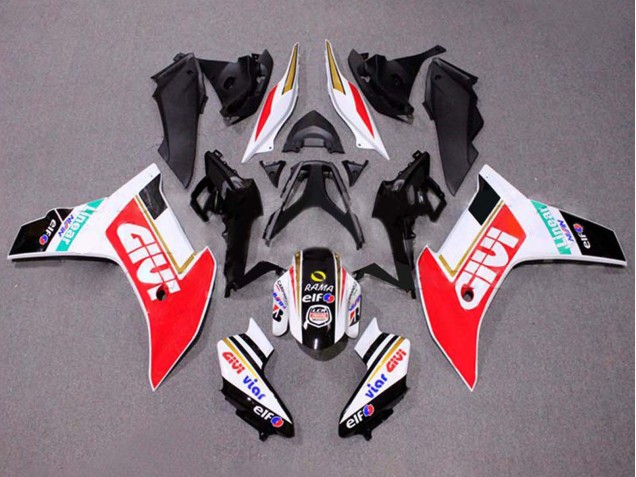 Billige Weiß Rot Gold Glänzendes Schwarz Givi 2011-2013 Honda CBR600F Motorrad Verkleidung