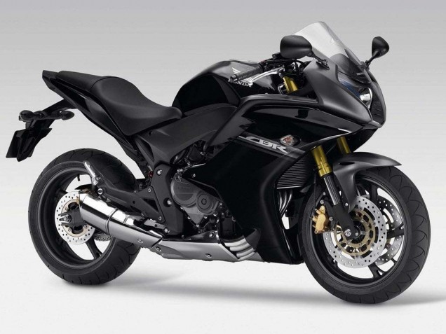 Billige Glänzendes Schwarz 2011-2013 Honda CBR600F Motorrad Verkleidung