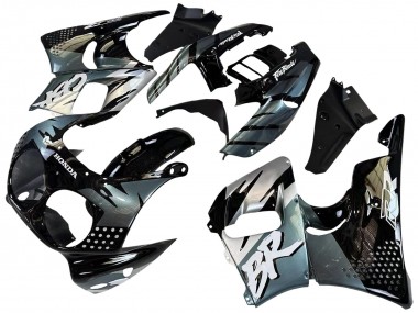 Billige Silber Glänzendes Schwarz 1992-1993 Honda CBR900RR 893 Motorrad Verkleidung