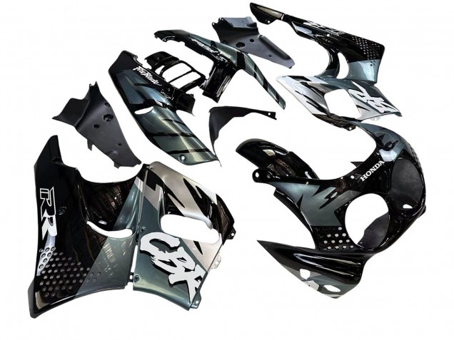 Billige Silber Glänzendes Schwarz 1992-1993 Honda CBR900RR 893 Motorrad Verkleidung