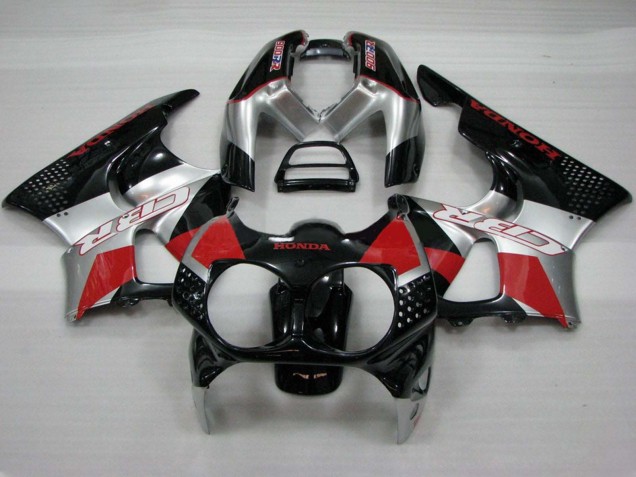 Billige Silber Rot Glänzendes Schwarz 1992-1993 Honda CBR900RR 893 Motorrad Verkleidung