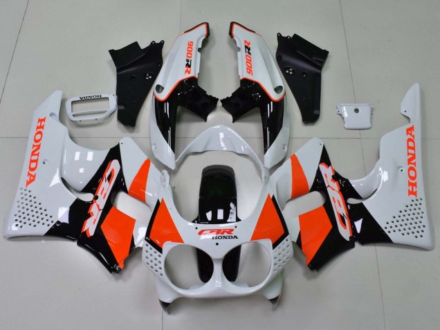 Billige Weiß Orange Glänzendes Schwarz 1992-1993 Honda CBR900RR 893 Motorrad Verkleidung