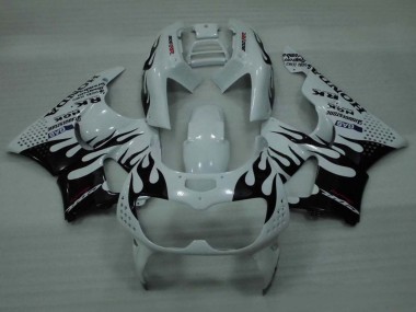 Billige Weiß Glänzendes Schwarz Flamme 1994-1995 Honda CBR900RR 893 Motorrad Verkleidung