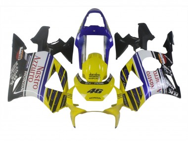 Billige Blau Gelb Glänzendes Schwarz Rot Nastro Azzurro 46 2002-2003 Honda CBR900RR 954 Motorrad Verkleidung