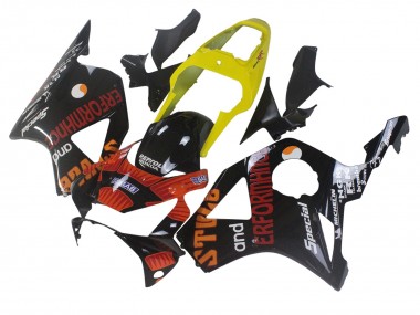 Billige Gelb Rot Glänzendes Schwarz Repsol Rossi 2002-2003 Honda CBR900RR 954 Motorrad Verkleidung
