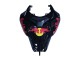 Billige Glänzendes Schwarz Gelb Blau Red Bull 2007-2014 Ducati 848/1098/1198 Motorrad Verkleidung