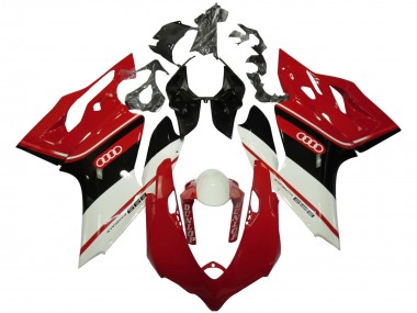 Billige Weiß Rot Glänzendes Schwarz Dunlop 2011-2014 Ducati Panigale 899 Motorrad Verkleidung