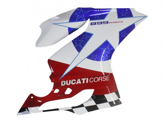 Billige Weiß Blau Rot Schwarz 2011-2014 Ducati Panigale 899 Motorrad Verkleidung