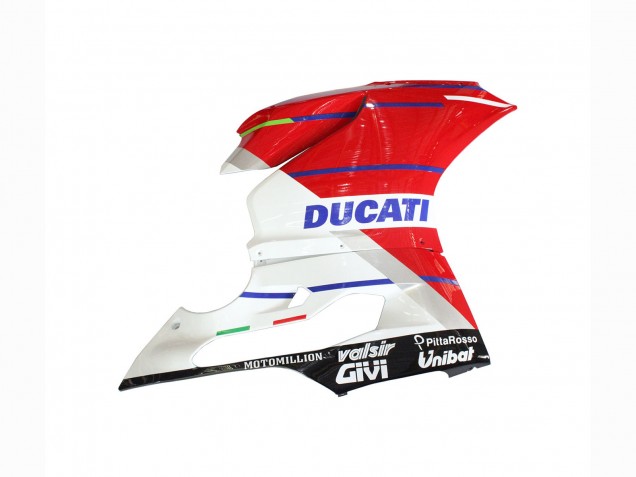 Billige Weiß Rot Grün Blau Glänzendes Schwarz Flex-Box 2011-2014 Ducati Panigale 899/1199 Motorrad Verkleidung