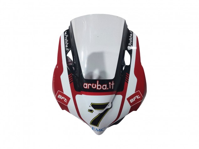 Billige Weiß Rot Glänzendes Schwarz Aruba.it 7 2011-2014 Ducati Panigale 899/1199 Motorrad Verkleidung