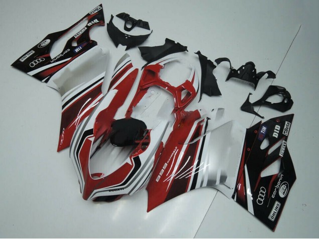 Billige Weiß Rot Glänzendes Schwarz 2011-2014 Ducati Panigale 899 Motorrad Verkleidung