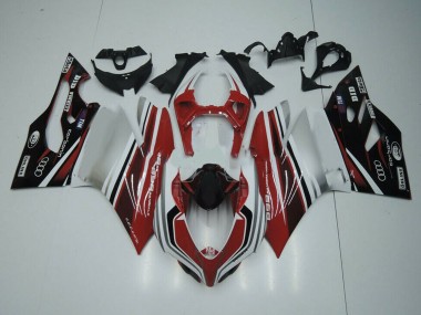 Billige Weiß Rot Glänzendes Schwarz 2011-2014 Ducati Panigale 899 Motorrad Verkleidung