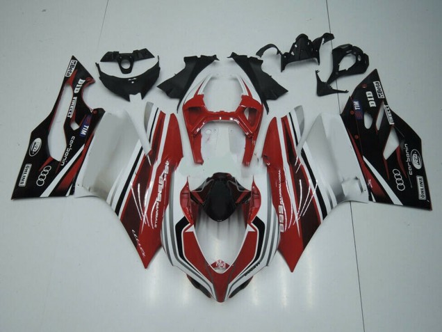 Billige Weiß Rot Glänzendes Schwarz 2011-2014 Ducati Panigale 899 Motorrad Verkleidung