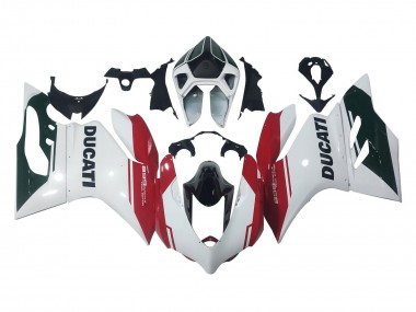 Billige Weiß Rot Glänzendes Schwarz 2011-2014 Ducati Panigale 899 Motorrad Verkleidung