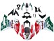 Billige Weiß Rot Grün Valsir Fiamm 7 2015-2020 Ducati 959/1299 Motorrad Verkleidung