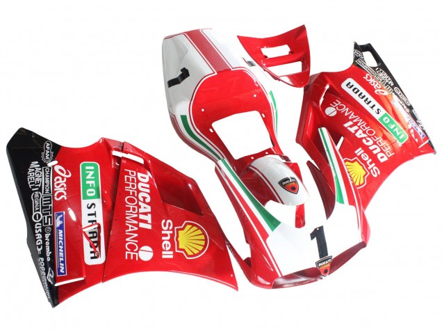 Billige Weiß Rot Gelb Grün Glänzendes Schwarz Performance 1993-2005 Ducati 748/916/996/998 Motorrad Verkleidung