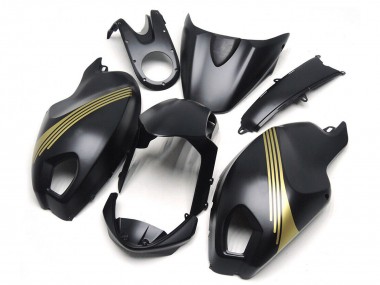 Billige Matt Schwarz Gold 2008-2012 Ducati Monster 696 796 1100 1100S Motorrad Verkleidung