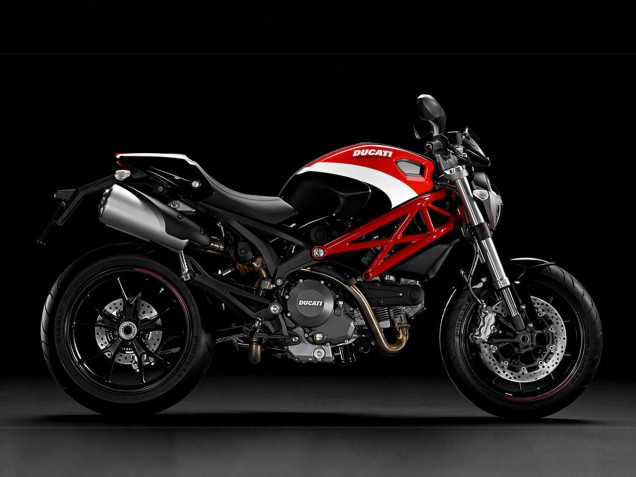 Billige Weiß Rot 2008-2012 Ducati Monster 696 796 1100 1100S Motorrad Verkleidung